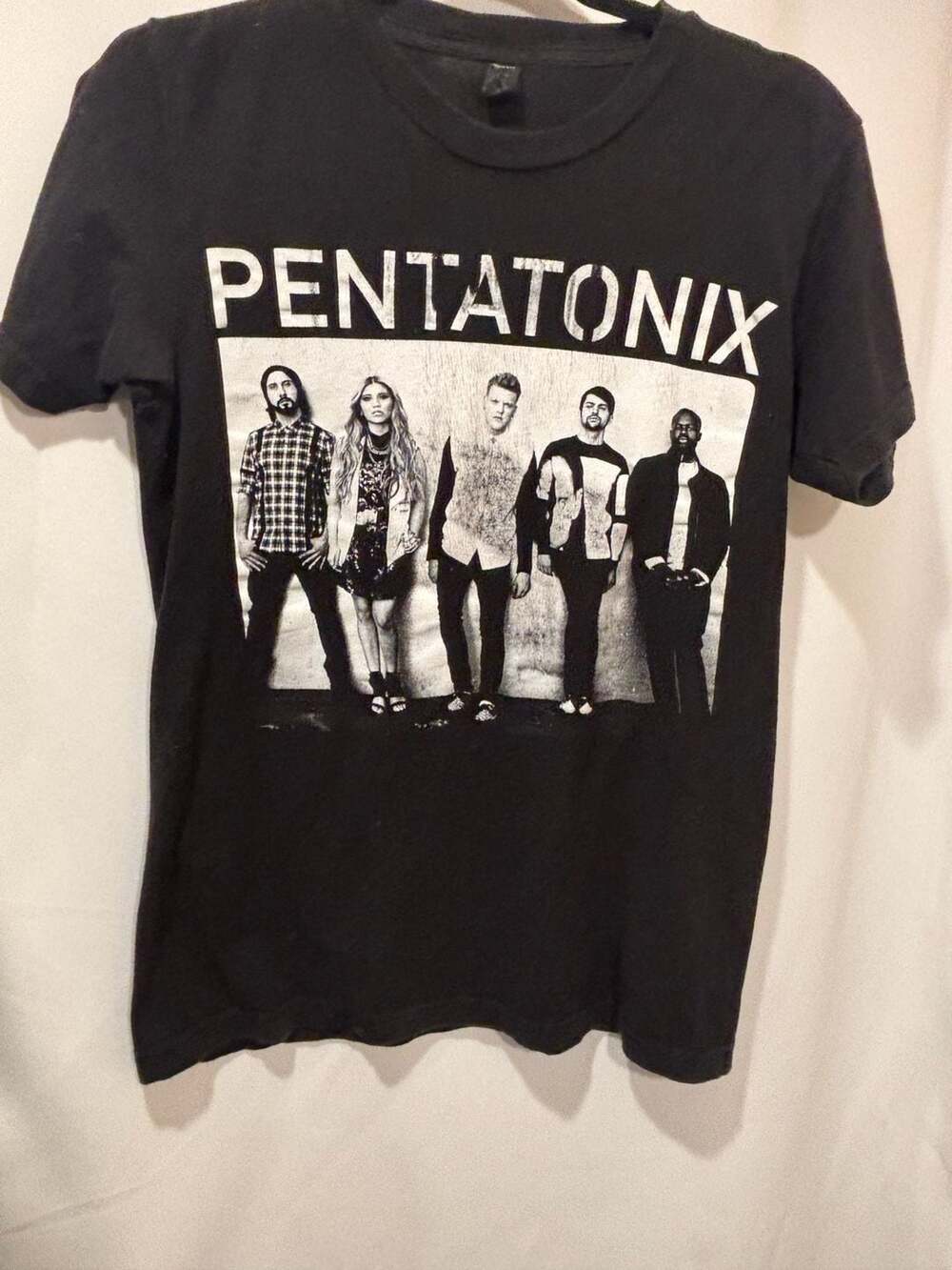 Pentatonix 2015 World Tour Band Photo Graphic T-Shirt Size Small